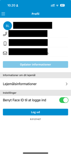 Se dine egne oplysninger om dig og din bolig